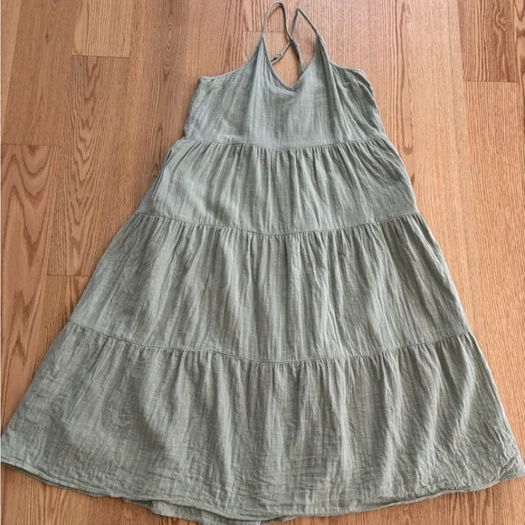 Able Sage Green Maxi Dress size XXL - Picture 3 of 6